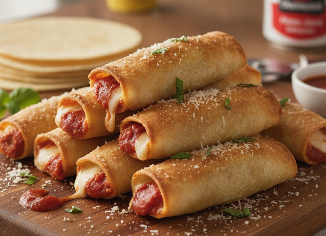 Tortilla Pizza Rolls