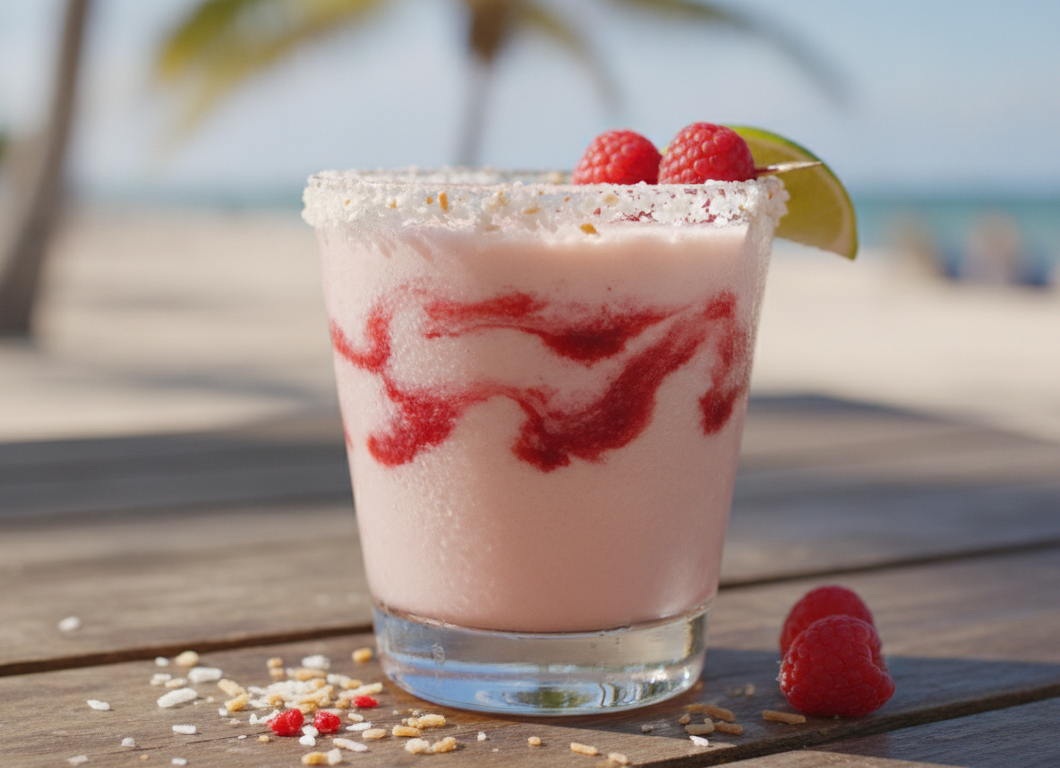 Raspberry Coconut Margarita