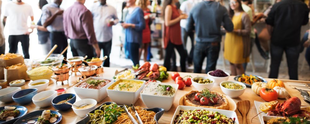 Buffet Dinner Dining Food Celebration Party Concept