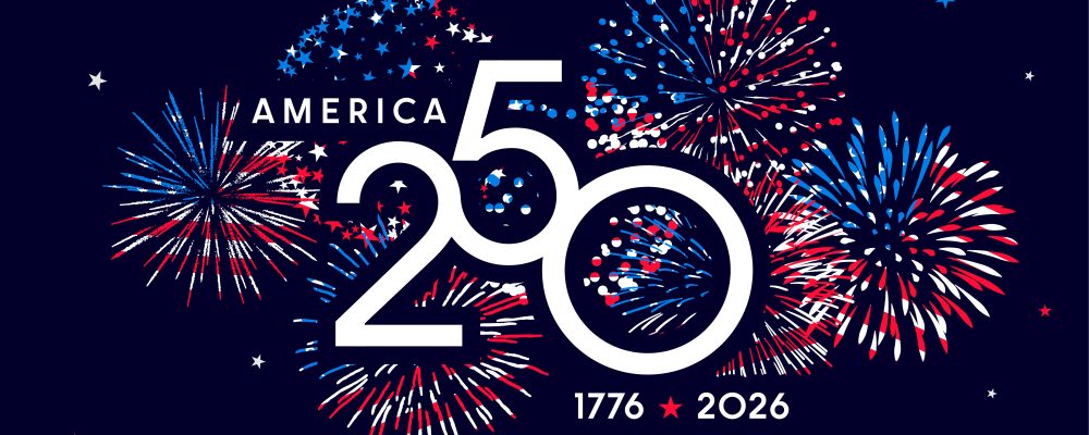 America 250 years anniversary, USA Independence, fireworks