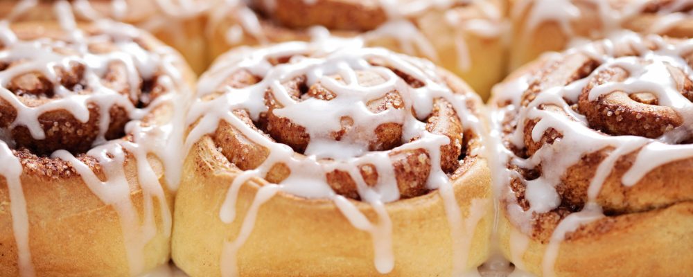 homemade fresh cinnamon buns - sweet food