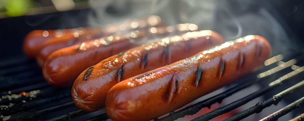 Hot Dogs on the Grill