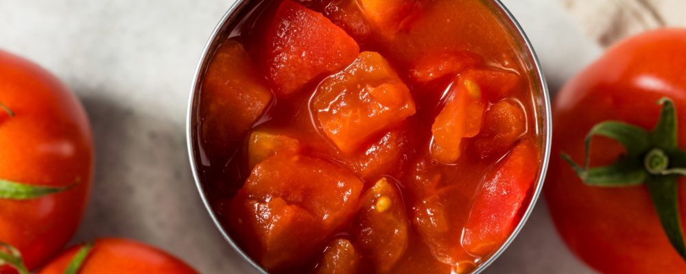 Raw Organic Diced Canned Tomatoes to use for Cooking