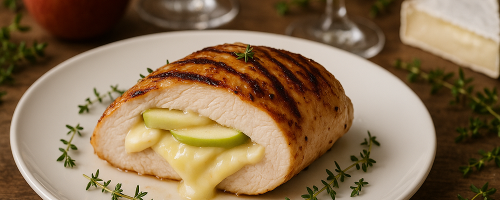 Apple and Brie Stuffed Chicken