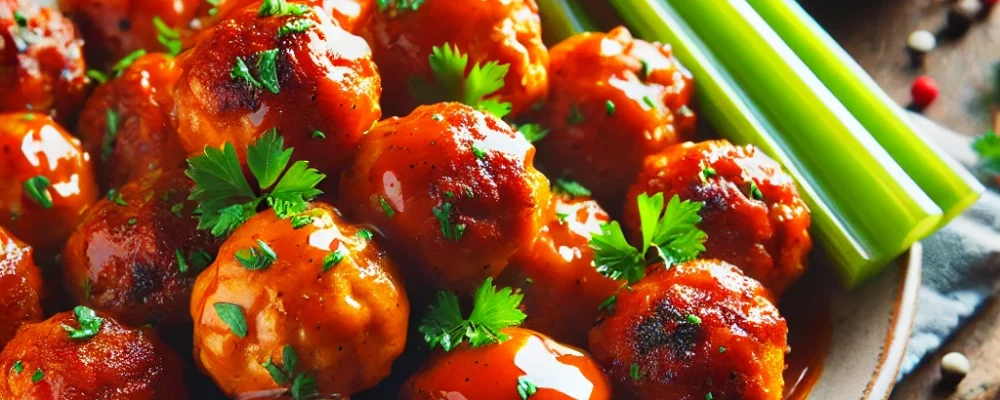 Buffalo Chicken Meatballs