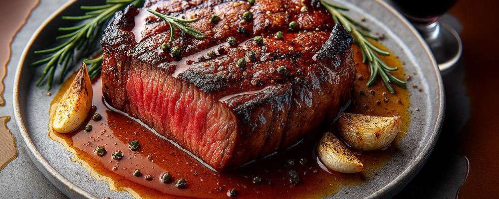 Cajun Butter Bourbon Steak