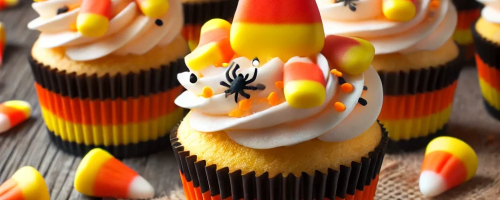 Candy Corn Cupcakes