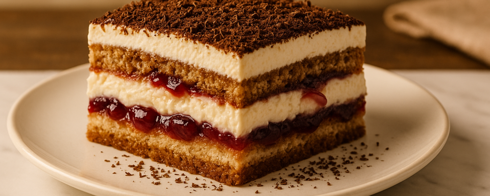 Cherry Amaretto Tiramisu