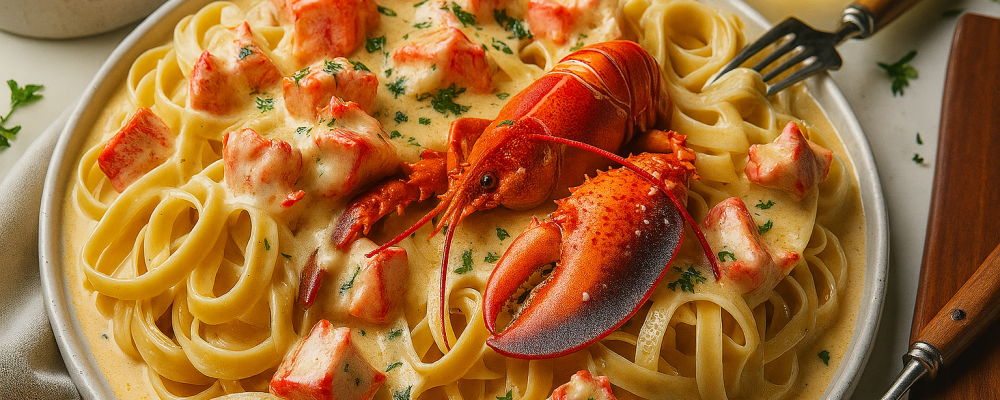 Creamy Lobster Fettuccine