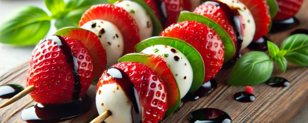 DALL-A-skewer-with-Strawberry-Balsamic-Brochettes-featuring-vibrant-red-strawberries-fresh-green-basil-leaves-and-small-balls-of-white-mozzarella-cheese