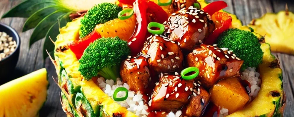 DALL-A-vibrant-Chicken-Teriyaki-Pineapple-Bowl-served-inside-a-halved-pineapple.-The-bowl-is-filled-with-juicy-teriyaki-glazed-chicken-pieces-colorful-be-e1720024743456