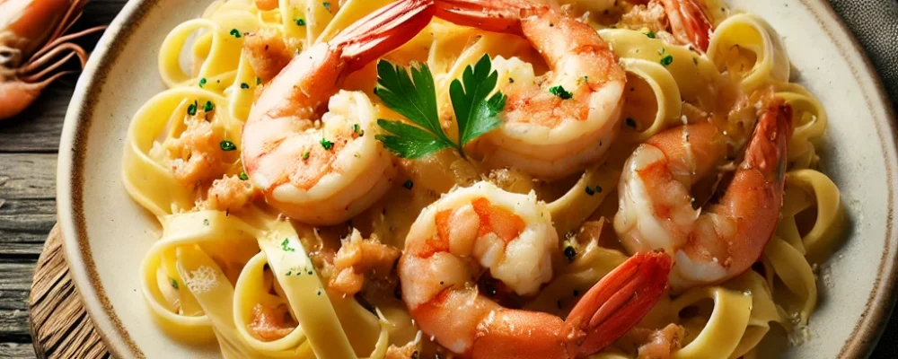 Fettuccine With Shrimp Sauce