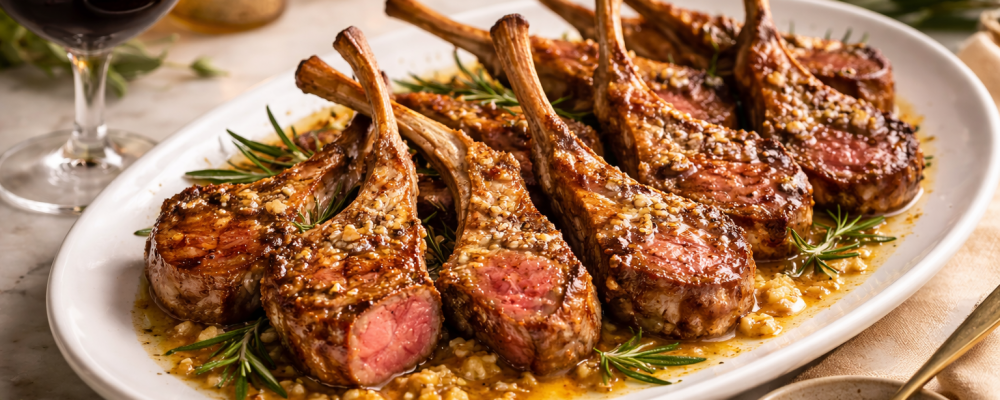 Garlic Butter Lamb Chops