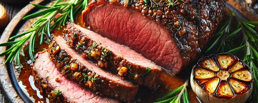 Garlic Rosemary Beef Tenderloin