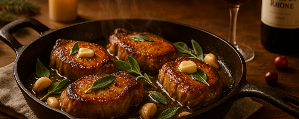 Garlic Sage Pork Chops