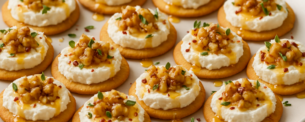 Goat Cheese & Honey Bites