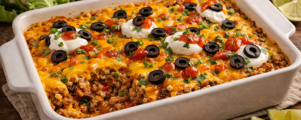 Low Carb Taco Casserole