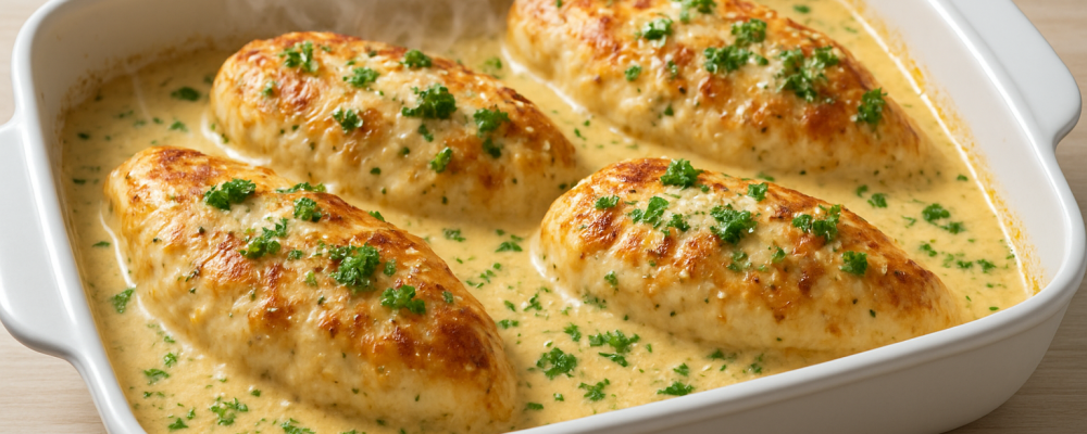 Melt in Your Mouth Caesar Chicken
