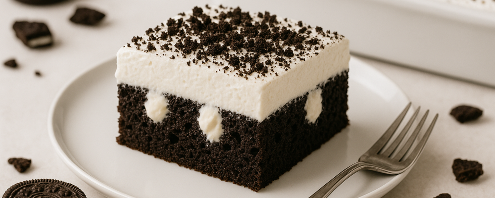 Oreo Poke Cake