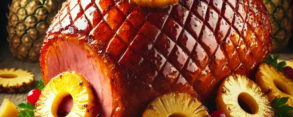 Pineapple-Honey-Glazed-Ham