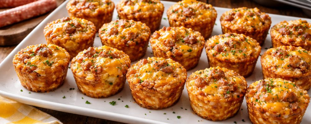 Sausage Hashbrown Bites