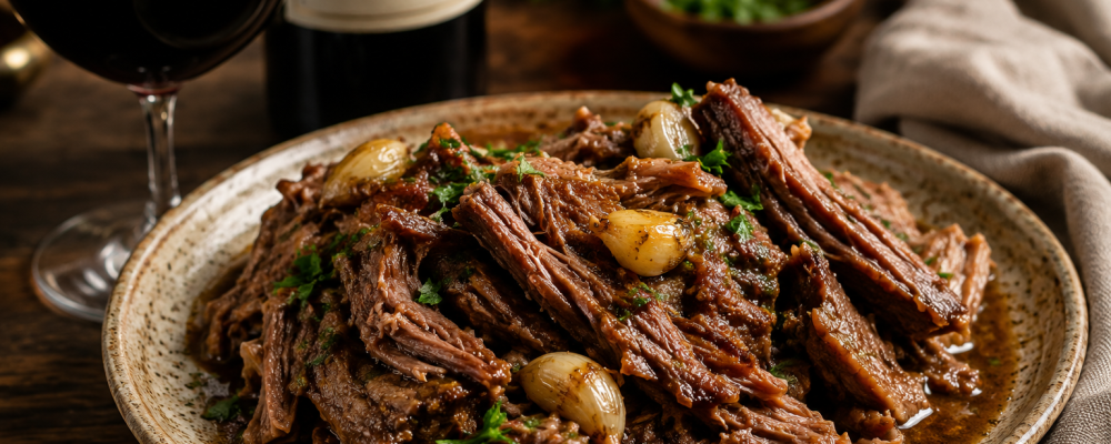 Slow Cooker Garlic Butter Beef