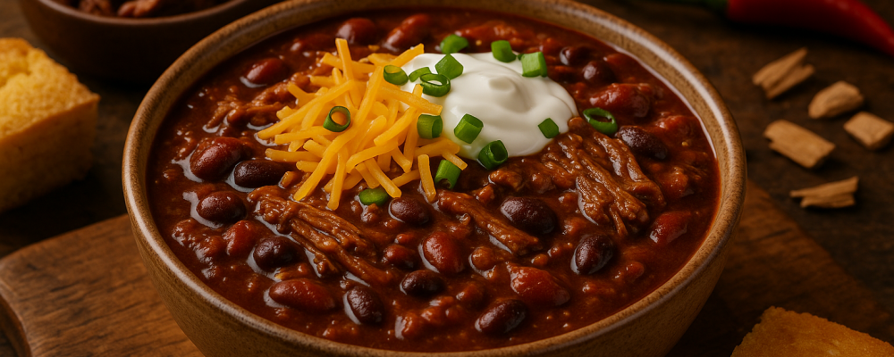 Smoked Pulled Pork Chili
