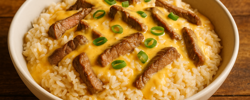 Steak Queso Rice