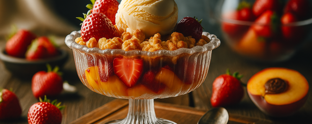 Strawberry Peach Crisp