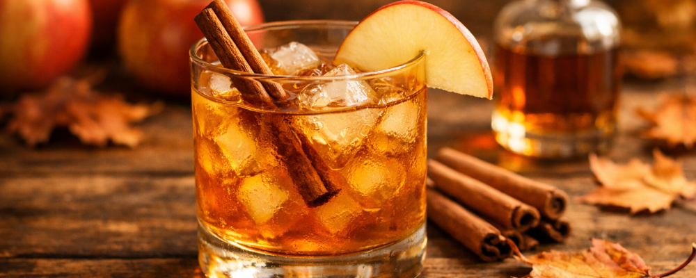 Vanilla Bourbon Cider Cocktail