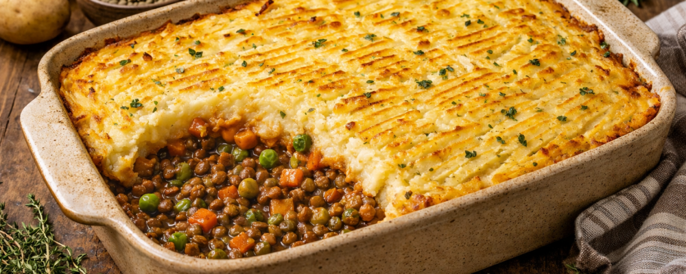 Vegan Lentil Shepherd's Pie
