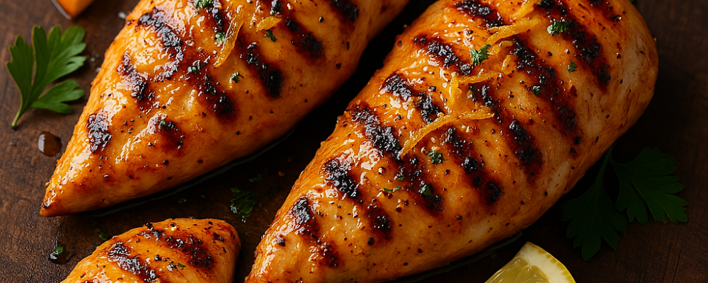 Grilled Citrus Chicken with Glaze