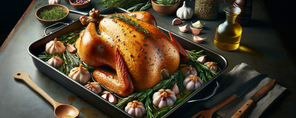 AI generated image of a recipe card.