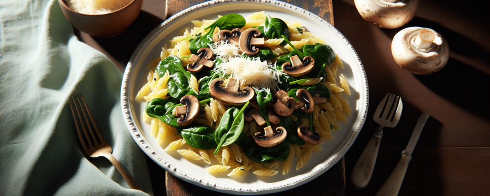 AI generated image of a recipe card.
