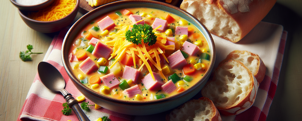 AI generated image of a recipe card.