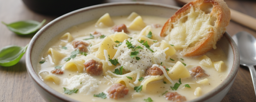 AI generated image of a recipe card.