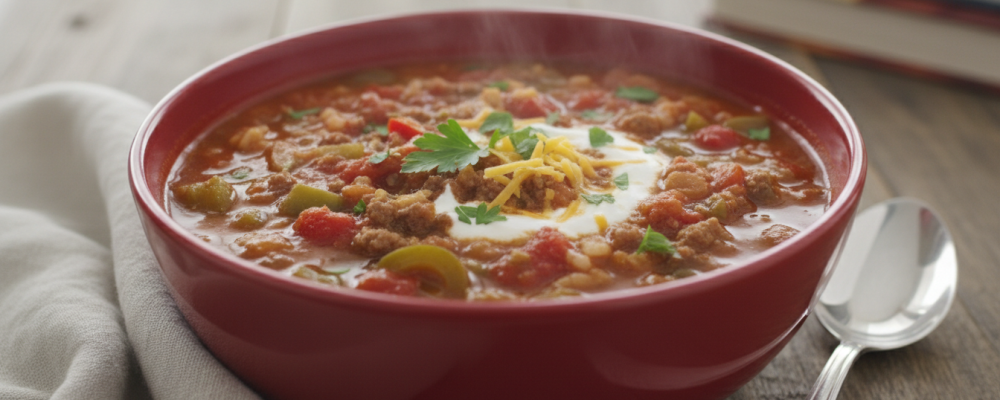 AI generated image of a recipe card.