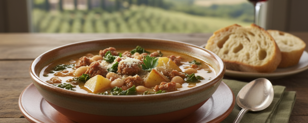 AI generated image of a recipe card.