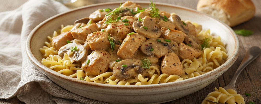 AI generated image of a recipe card.