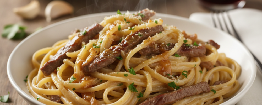 AI generated image of a recipe card.